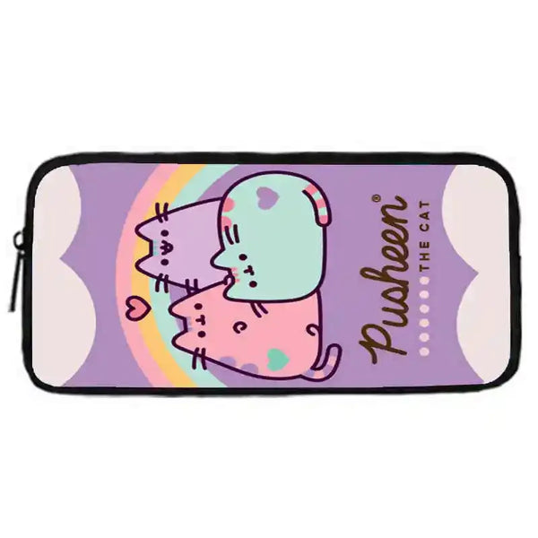 Purple Pusheen™ Cat & Friends Lunch Bag or Pencil Case