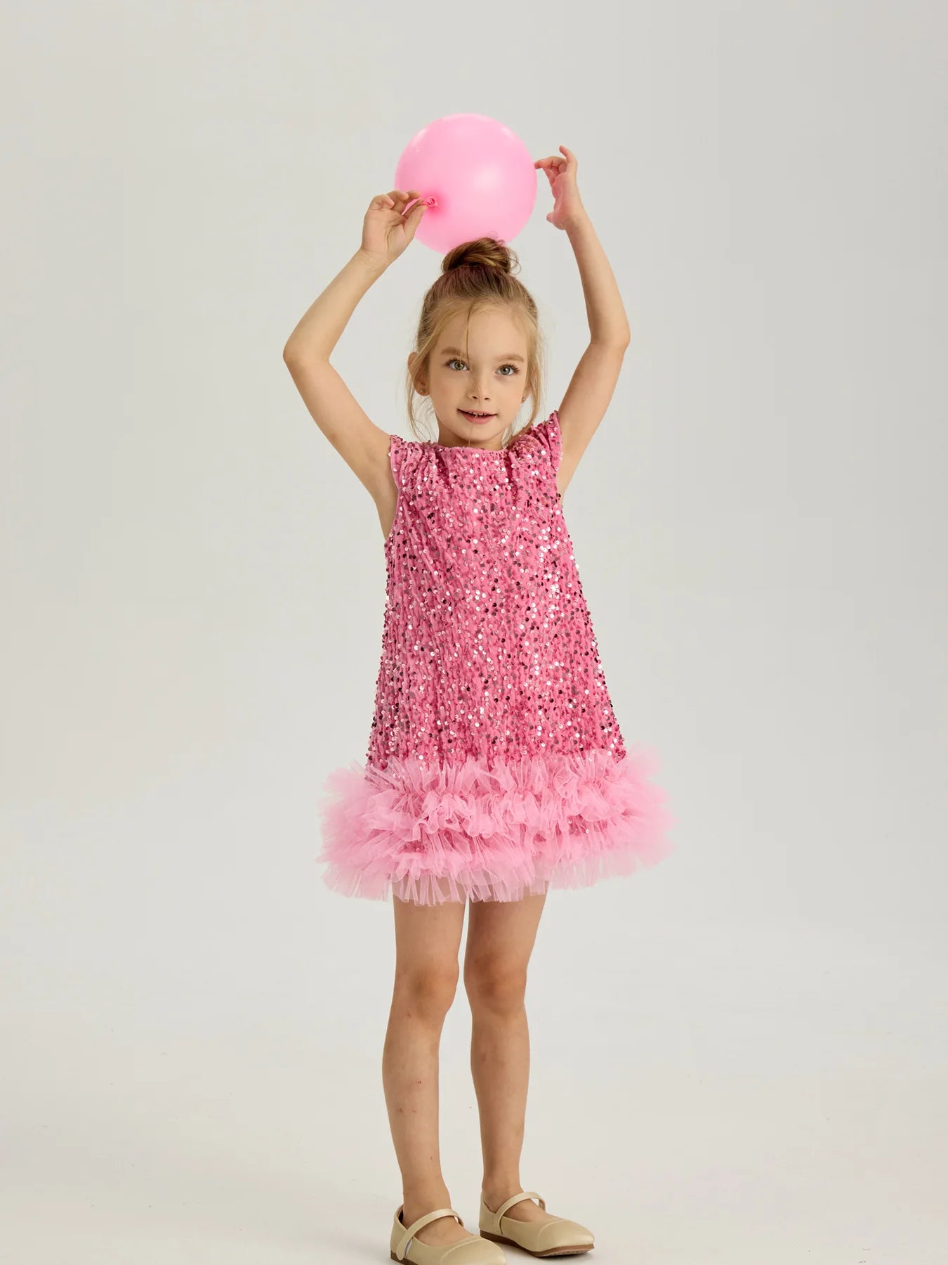 Cristabella Sequin Party Dress for Toddler & Little Girls