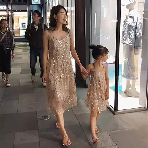 Mommy & Me Matching Dresses: The Golden Girl