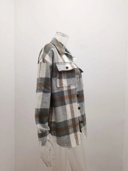 Zaylie Thick Plaid Shacket