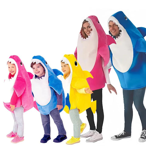 Baby, Mommy, & Daddy Shark Costume