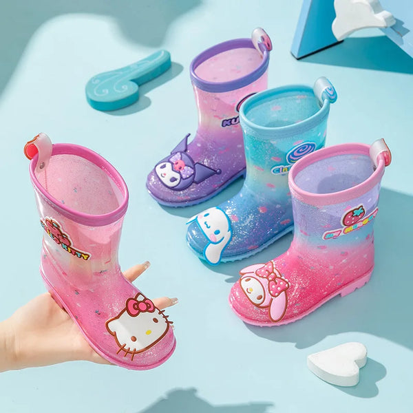 Hello Kitty & Friends Sparkly Rain Boots for Girls