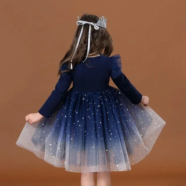 Reema Stars Sparkly Princess Dress