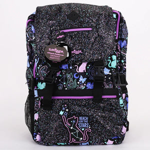 Smiggle Sparkly Kitty Reach For The Stars Extra Large Capacity Backpack