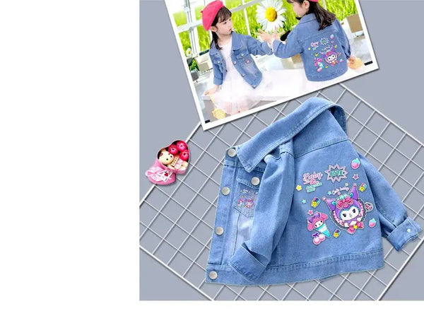 Hello Kitty & Friends Lightweight Denim Jacket for Babies, Toddlers & Little Girls