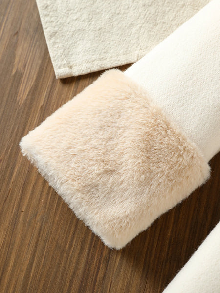 The Gabrielle Single Breasted Wool Belted Jacket with Faux-fur Collar and Cuffs for Toddler & Little Girls