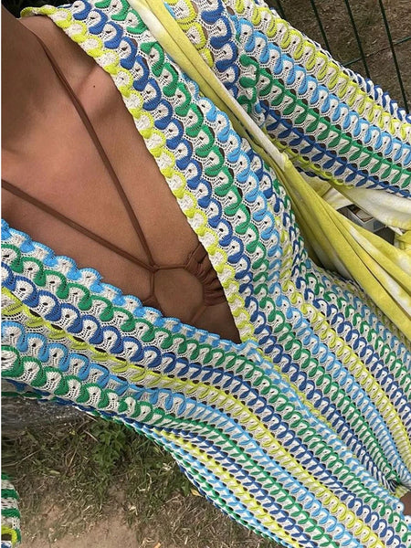 The Psychedelic Beach Cover-Up for Women