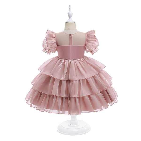 Celeste Fancy Holiday Party & Special Occasion Dress for Little Girls