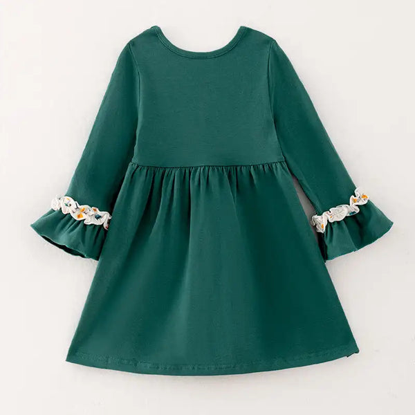 Gobble Gobble Long Sleeve Twirl Dress for Babies, Toddlers & Girls