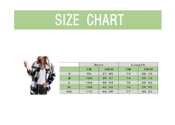 The Autumn Plaid Shacket with Silver Buttons for Women & Teens