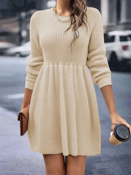 The Khloe Large Knit Sweater Dress for Women & Teens