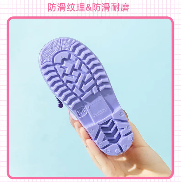 Purple Love Kuromi™ Rain Boots for Girls