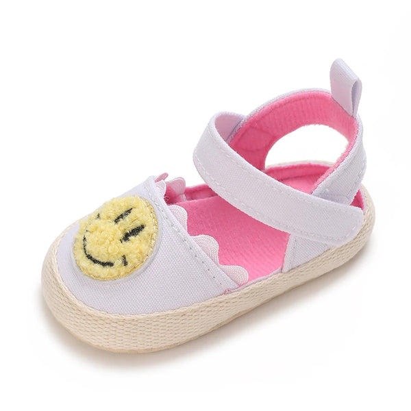 Smiley Face Sandal for Baby Girls