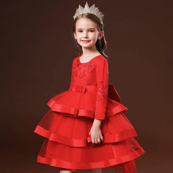 Imelda Layered Special Occasion Dress for Little Girls