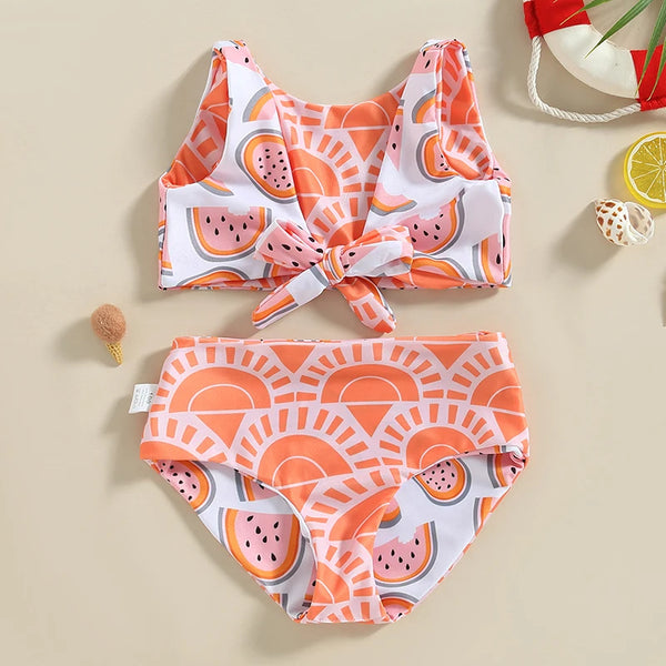 Sunny Melon Reversible Two-Piece for Baby & Little Girls