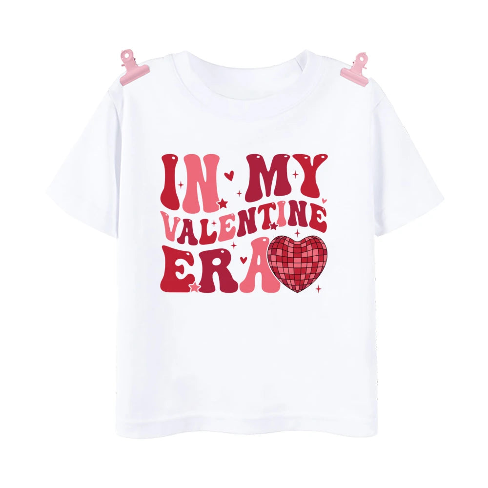 In My Valentine Era T-Shirt for Babies, Toddlers, & Girls