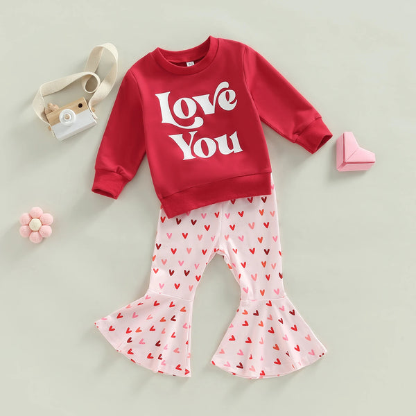 "Love You" & "Mean It" Matching Valentine Outfits
