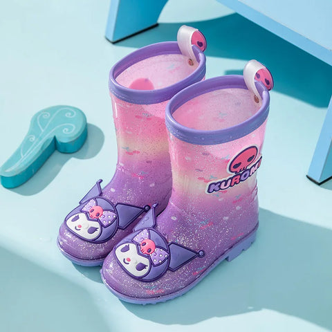 Purple Love Kuromi™ Rain Boots for Girls