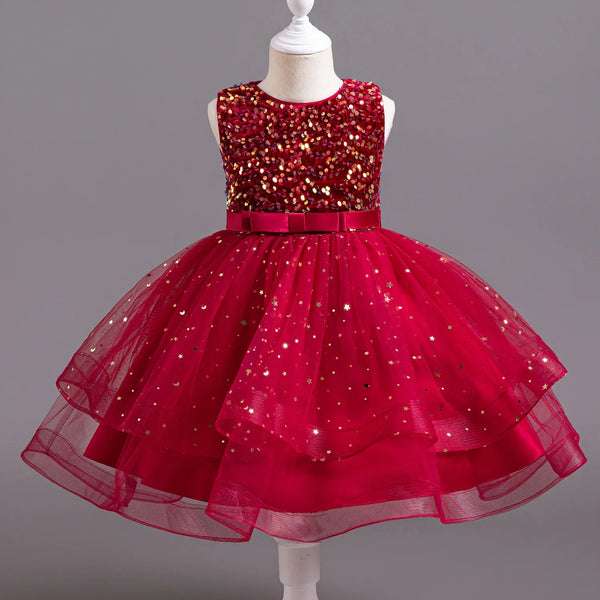 The Chantel Sequin Special Occasion Dress for Girls