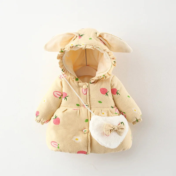 Snuggle Bunny Soft Jacket & Purse Set for Baby & Toddler Girls