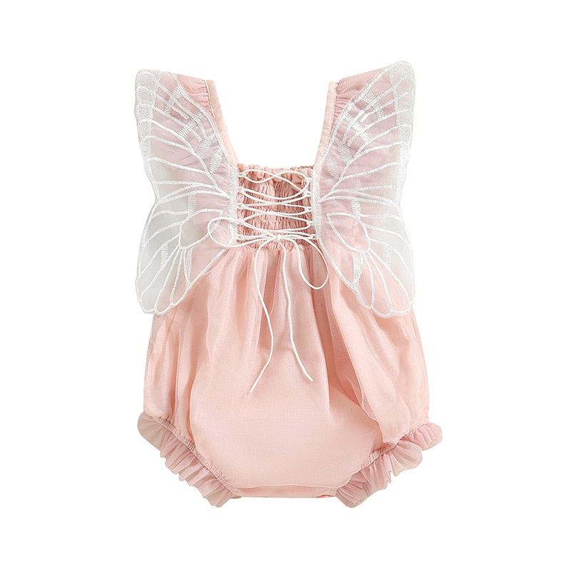 The Amber Butterfly Wings Romper