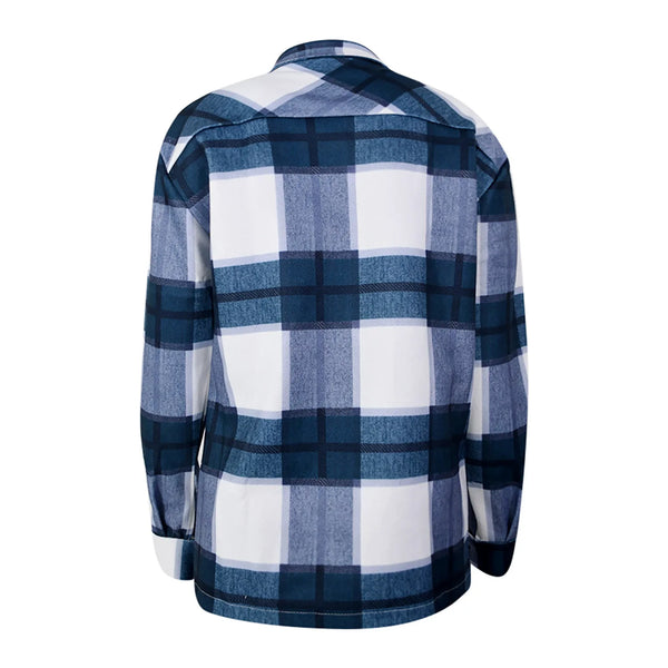 The Autumn Plaid Shacket with Silver Buttons for Women & Teens