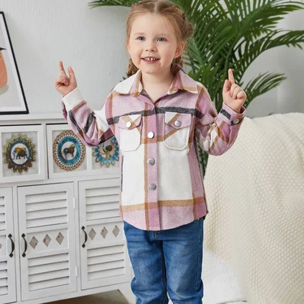 Mommy & Me Classic Plaid Button-Down Shackets for Women & Girls