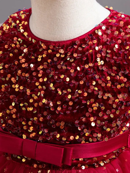 The Chantel Sequin Special Occasion Dress for Girls