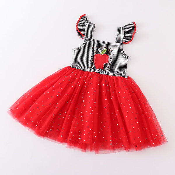 School is in Session Sparkly TuTu Dress