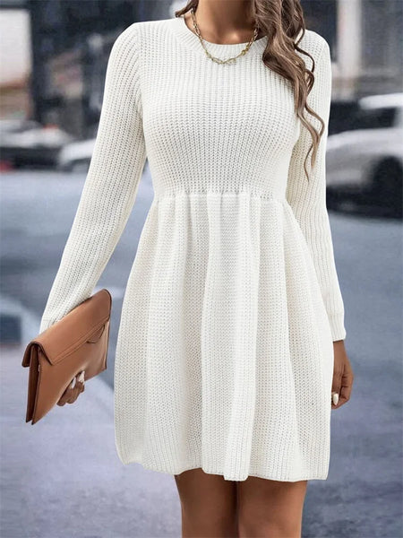 The Khloe Large Knit Sweater Dress for Women & Teens