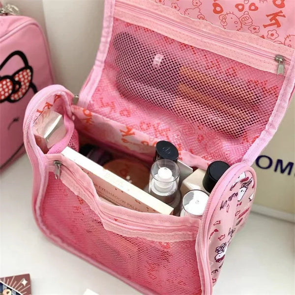 Hello Kitty Kawaii Small Make-up Travel Bag with Hanger