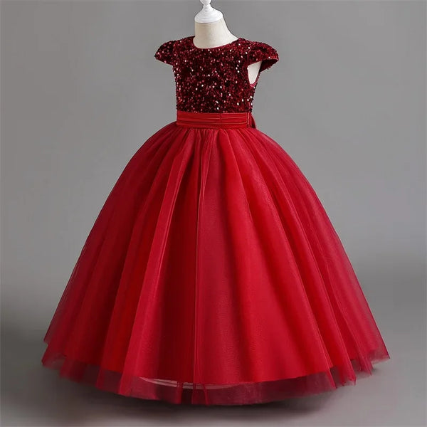 Dominique Gorgeous Sequin Tulle Ballgown Special Occasion Dress for Girls