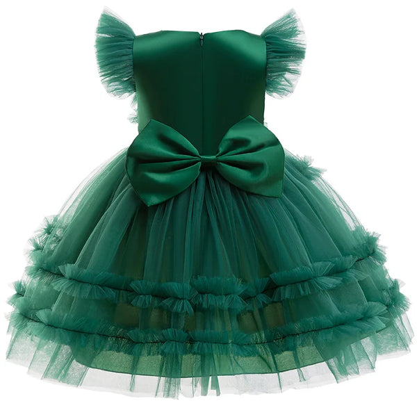 Merry Christmas Pom Pom Party Dress