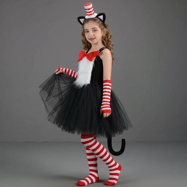 Girls Cat in The Hat™ Tutu Dress Costume Set