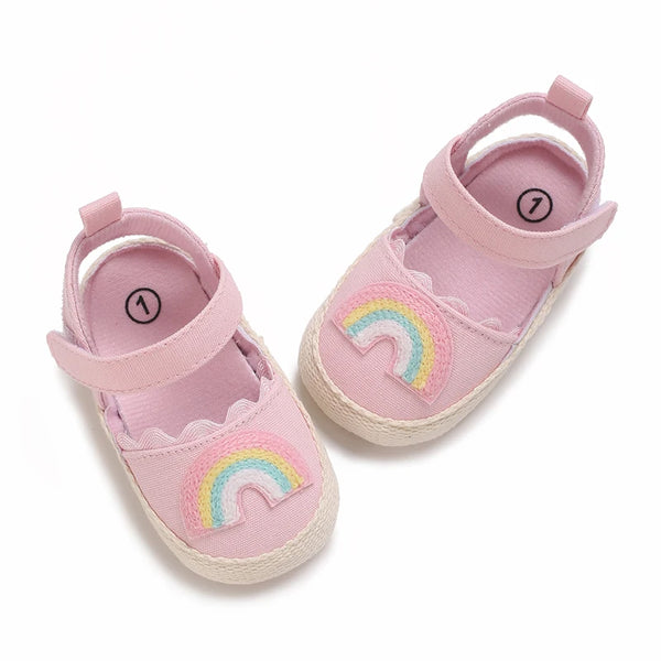 Rainbow Babe Sandal for Baby Girls