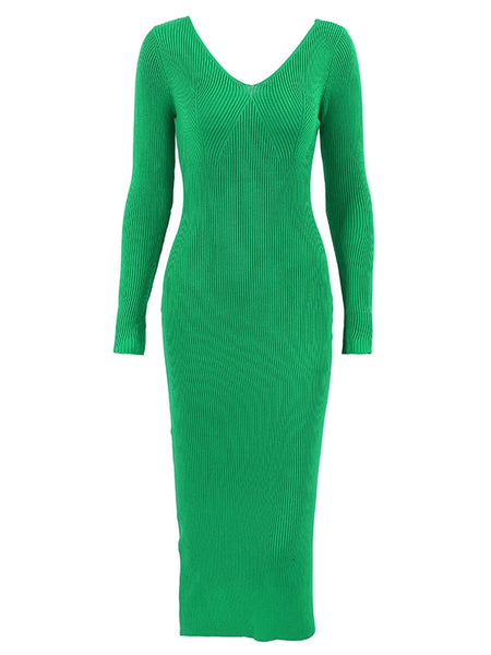 The Eve Ribbed Knit Sweater Dress for Women & Teens