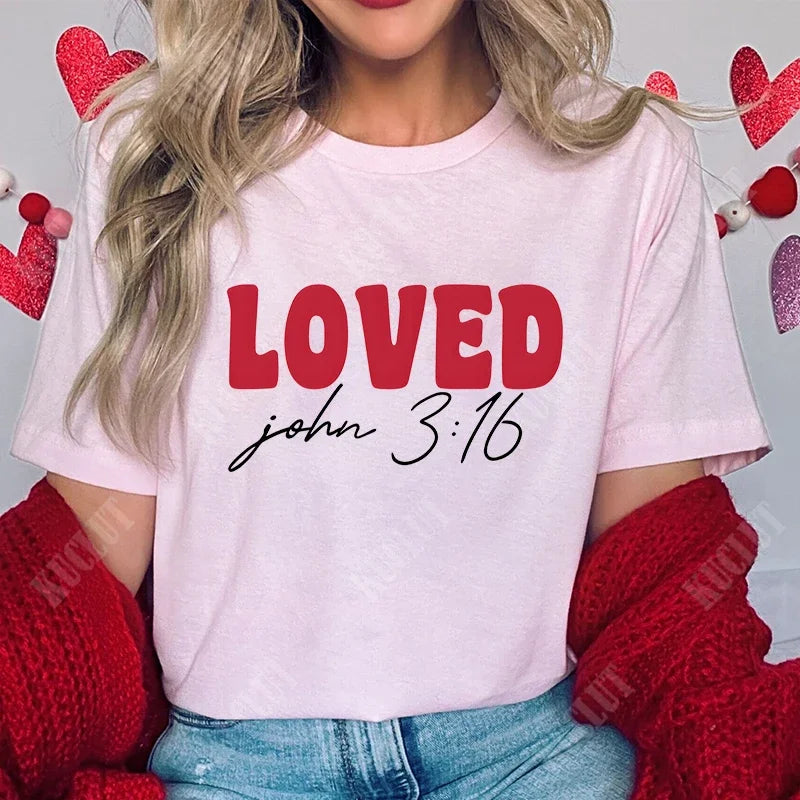 LOVED John 3:16 Tee for Women & Teens