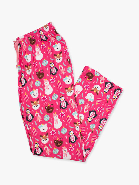 SoftSnooze™ Adult Bamboo Viscose Frosty Friends Pajamas for Men, Women, Kids & Babies