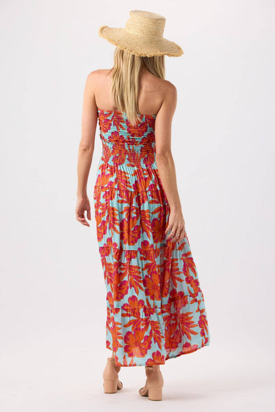Moana Maxi Dress in Seychelles Sky