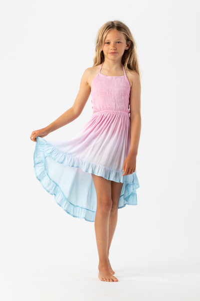 Kids Bellini Midi Dress in Dreamsicle