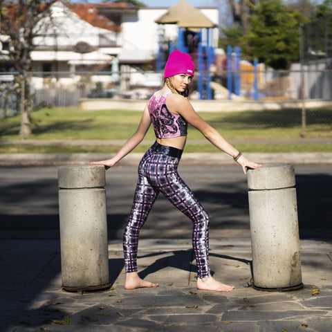 Frenchie Punk Leggings for Girls, Tweens & Teens