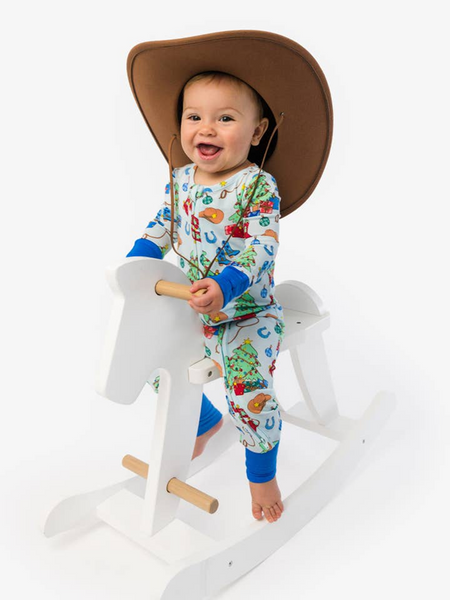SoftSnooze™ Bamboo Viscose Yuletide Yee-haw Pajamas for Men, Women, Kids & Babies