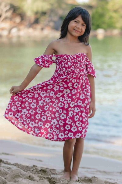 Girls' Hollie Dress in Bali Isle Berry
