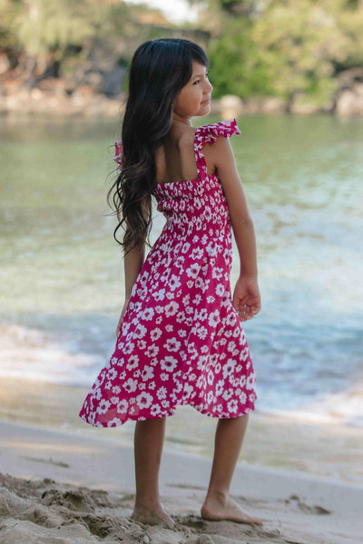Girls' Hollie Dress in Bali Isle Berry