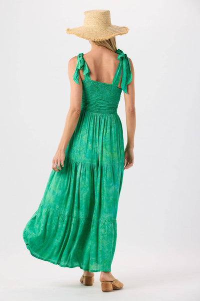 Waverly Maxi Dress in Rainforest Smoke