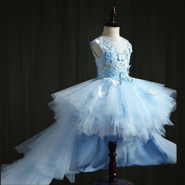 The Bella Blue Butterfly Dress