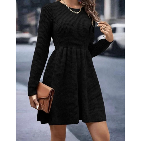 The Khloe Large Knit Sweater Dress for Women & Teens