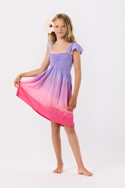 Kids Hollie Dress: Lavender Pink