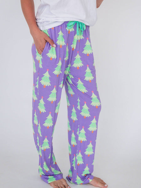 SoftSnooze™ Bamboo Viscose Twinkling Trees Pajama for Men, Women, Kids & Babies