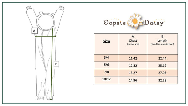 Girls' Pink Christmas Tree Holiday Zip Onesie Set With Ears